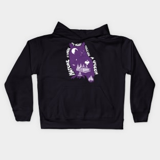 Owl Nature In My Heart Kids Hoodie